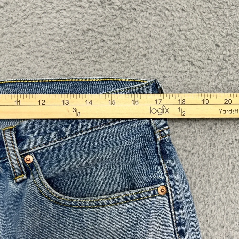 Levi's‎ 505 Jeans Mens 34x29 Regular Fit Blue Excellent Straight Leg Denim